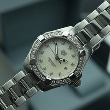 TAG HEUER Aquaracer 27mm WBD1415 Mother of Pearl Dial Diamond Bezel Box and Warranty - Certified Watches TAG HEUER Aquaracer 27mm WBD1415 Mother of Pearl Dial Diamond Bezel Box and Warranty Certified Watches