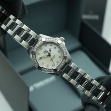 TAG HEUER Aquaracer 27mm WBD1415 Mother of Pearl Dial Diamond Bezel Box and Warranty - Certified Watches TAG HEUER Aquaracer 27mm WBD1415 Mother of Pearl Dial Diamond Bezel Box and Warranty Certified Watches