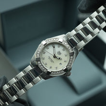 TAG HEUER Aquaracer 27mm WBD1415 Mother of Pearl Dial Diamond Bezel Box and Warranty - Certified Watches TAG HEUER Aquaracer 27mm WBD1415 Mother of Pearl Dial Diamond Bezel Box and Warranty Certified Watches