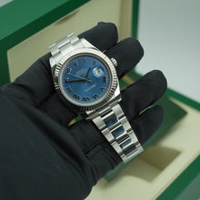 Rolex Datejust II 41mm Blue Azurro Roman Numeral Dial Box and Papers - Certified Watches Rolex Datejust II 41mm Blue Azurro Roman Numeral Dial Box and Papers Certified Watches