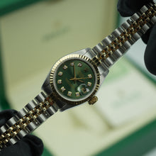 Rolex Datejust 26mm 69173 Olive Green Diamond Dial Box and Papers - Certified Watches Rolex Datejust 26mm 69173 Olive Green Diamond Dial Box and Papers Certified Watches