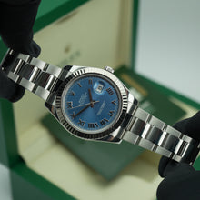 Rolex Datejust II 41mm Blue Azurro Roman Numeral Dial Box and Papers - Certified Watches Rolex Datejust II 41mm Blue Azurro Roman Numeral Dial Box and Papers Certified Watches