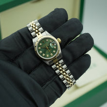 Rolex Datejust 26mm 69173 Olive Green Diamond Dial Box and Papers - Certified Watches Rolex Datejust 26mm 69173 Olive Green Diamond Dial Box and Papers Certified Watches