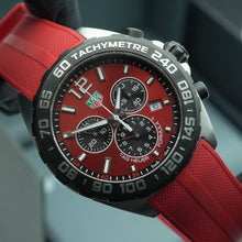 TAG HEUER Formula 1 Chronograph 43mm CAZ101AN Red Dial Box and Papers - Certified Watches TAG HEUER Formula 1 Chronograph 43mm CAZ101AN Red Dial Box and Papers Certified Watches