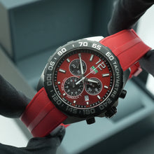 TAG HEUER Formula 1 Chronograph 43mm CAZ101AN Red Dial Box and Papers - Certified Watches TAG HEUER Formula 1 Chronograph 43mm CAZ101AN Red Dial Box and Papers Certified Watches