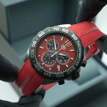 TAG HEUER Formula 1 Chronograph 43mm CAZ101AN Red Dial Box and Papers - Certified Watches TAG HEUER Formula 1 Chronograph 43mm CAZ101AN Red Dial Box and Papers Certified Watches