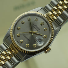 Rolex Datejust 36mm 16233 Silver Diamond Dial Box and Papers - Certified Watches Rolex Datejust 36mm 16233 Silver Diamond Dial Box and Papers Certified Watches