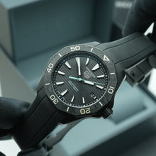 TAG HEUER Aquaracer Solargraph 40mm WBP1112 Black Dial Box and Papers - Certified Watches TAG HEUER Aquaracer Solargraph 40mm WBP1112 Black Dial Box and Papers Certified Watches