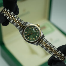 Rolex Datejust 26mm 69173 Olive Green Diamond Dial Box and Papers - Certified Watches Rolex Datejust 26mm 69173 Olive Green Diamond Dial Box and Papers Certified Watches