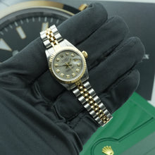 Rolex Datejust 26mm 69173 Custom Silver Diamond Dial Box and Papers - Certified Watches Rolex Datejust 26mm 69173 Custom Silver Diamond Dial Box and Papers Certified Watches