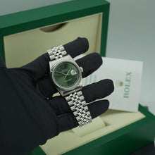 Rolex Datejust 36mm 16234 Olive Roman Numeral Dial Box and Papers - Certified Watches Mens Rolex Datejust 36mm 16234 Olive Roman Numeral Dial Box and Papers Certified Watches