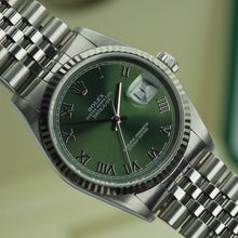Rolex Datejust 36mm 16234 Olive Roman Numeral Dial Box and Papers - Certified Watches Mens Rolex Datejust 36mm 16234 Olive Roman Numeral Dial Box and Papers Certified Watches