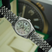 Rolex Datejust 36mm 16234 Mother Of Pearl Dial Diamond Bezel and Shoulders Box and Warranty - Certified Watches Mens Rolex Datejust 36mm 16234 Mother Of Pearl Dial Diamond Bezel and Shoulders Box and Warranty Certified Watches