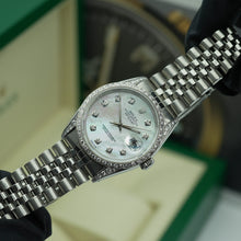 Rolex Datejust 36mm 16234 Mother Of Pearl Dial Diamond Bezel and Shoulders Box and Warranty - Certified Watches Mens Rolex Datejust 36mm 16234 Mother Of Pearl Dial Diamond Bezel and Shoulders Box and Warranty Certified Watches