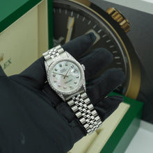 Rolex Datejust 36mm 16234 Mother Of Pearl Dial Diamond Bezel and Shoulders Box and Warranty - Certified Watches Mens Rolex Datejust 36mm 16234 Mother Of Pearl Dial Diamond Bezel and Shoulders Box and Warranty Certified Watches