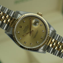 Rolex Datejust 36mm 16233 Champagne Diamond Dial Box and Warranty - Certified Watches Mens Rolex Datejust 36mm 16233 Champagne Diamond Dial Box and Warranty Certified Watches