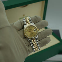 Rolex Datejust 36mm 16233 Champagne Diamond Dial Box and Warranty - Certified Watches Mens Rolex Datejust 36mm 16233 Champagne Diamond Dial Box and Warranty Certified Watches