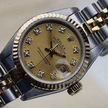 Rolex Lady-Datejust 26 69173 | 1995 | Factory Champagne Diamond Dial | Box & Original Rolex Papers - Certified Watches Rolex Rolex Lady-Datejust 26 69173 | 1995 | Factory Champagne Diamond Dial | Box & Original Rolex Papers Certified Watches