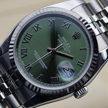 Rolex Datejust 36 116234 | 2014 | Custom Olive Roman Dial | Box & Original Rolex Papers - Certified Watches Mens Rolex Datejust 36 116234 | 2014 | Custom Olive Roman Dial | Box & Original Rolex Papers Certified Watches