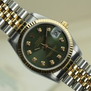 Rolex Datejust 31mm 68273 Olive Diamond Dial Box and Papers