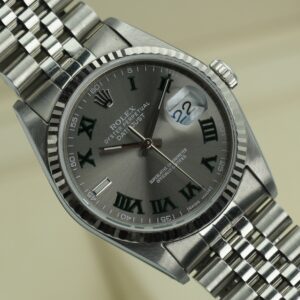 Rolex Datejust 36 16234 Wimbledon Dial Box & Warranty