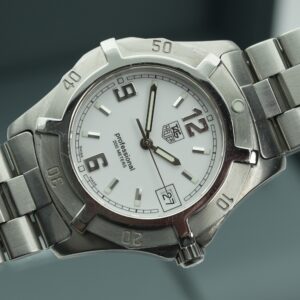 TAG HEUER Professional 2000 38mm WN1111 White Dial Box and Warranty