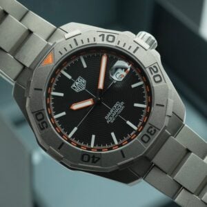 TAG HEUER Aquaracer 43mm WAY208F Bamford Limited Edition 1/1500 Box and Papers Black Dial