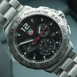 TAG HEUER Formula 1 42mm CAU1112 Chronograph Black Dial Box and Papers