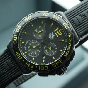 TAG HEUER Formula 1 Chronograph 42mm CAU111E Black Dial Box and Papers