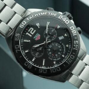 TAG HEUER Formula 1 Chronograph 43mm CAZ1010 Black Dial Box and Warranty